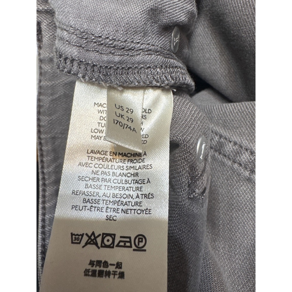 Anthropologie Pilcro The Borrowed Boyfriend Jeans Size 29 Gray Distressed - Picture 12 of 12